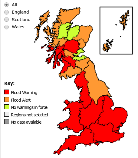 Linking UK floods and climate change: A discussion notable by its