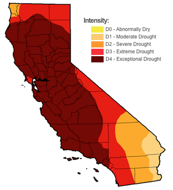 Climate change in California