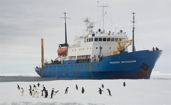 Parked On The Sea Ice