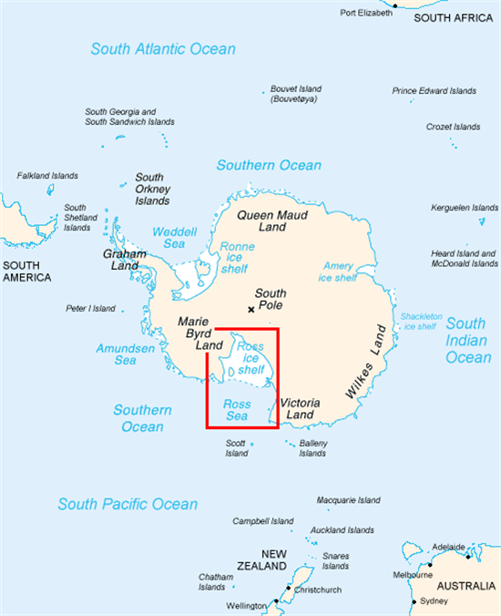 Antarctica _Location _of _the _Ross _Sea