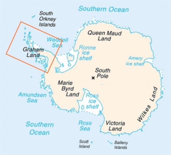 Antarctica _map _indicating _Antarctic _Peninsula