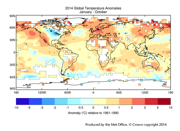 Met Office _2014Global Temp Anomaly