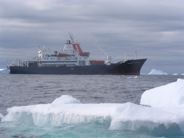 The research ship that collected measurements of carbon dioxide in the Southern Ocean as it travelled back and forth to Antarctica