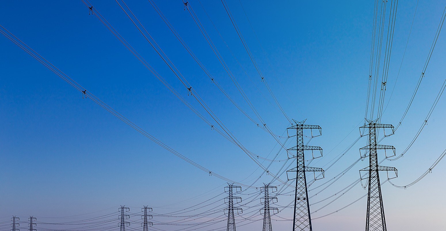 Electricity pylons