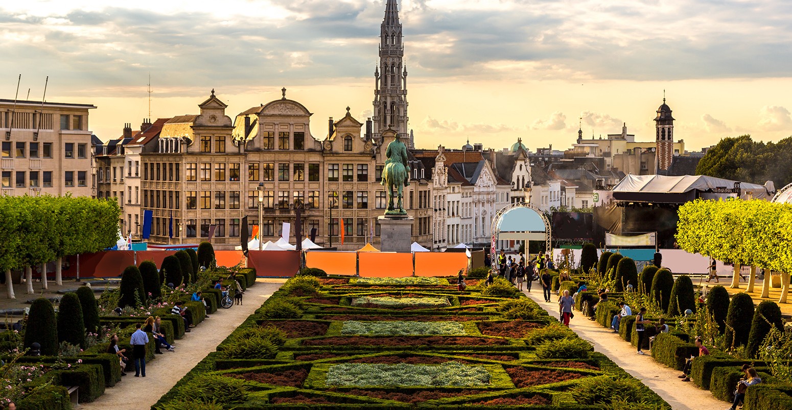 Brussels on a summer day.