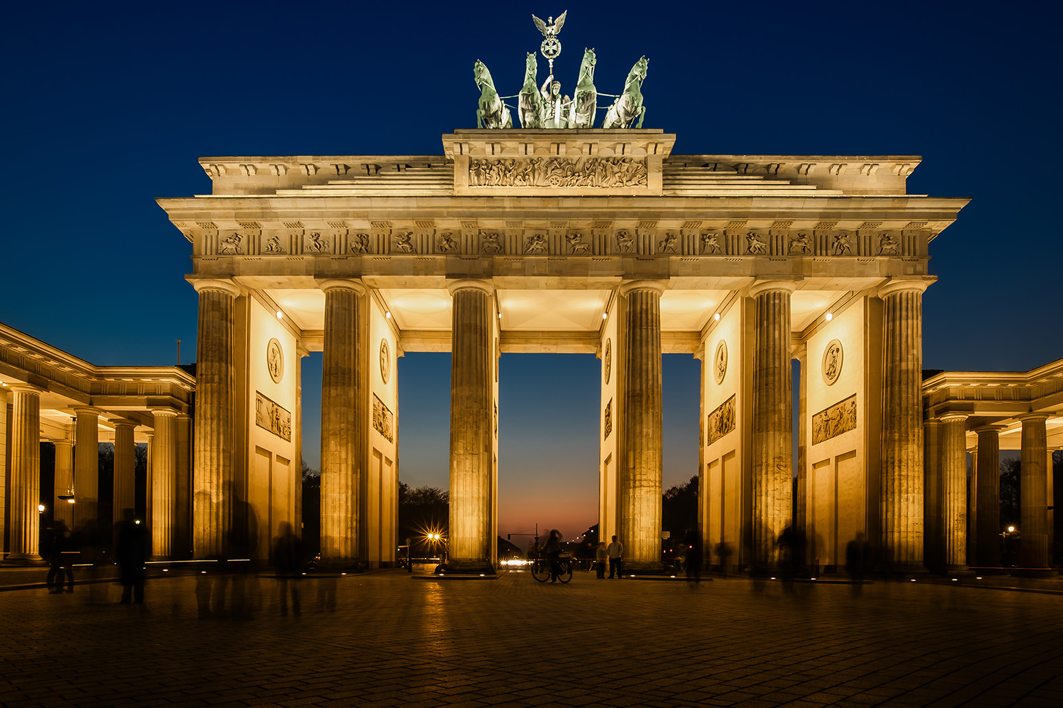 Brandenburg Gate Berlin Germany City Night Carbon Brief