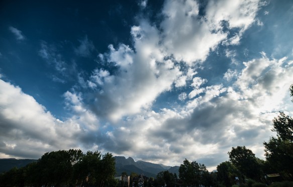 Clouds over Zakopane, Poland