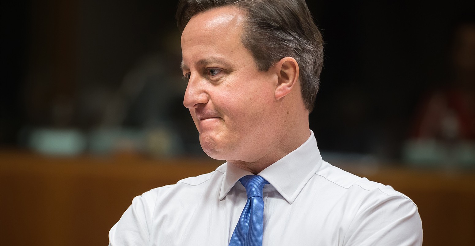 David Cameron in Brussels