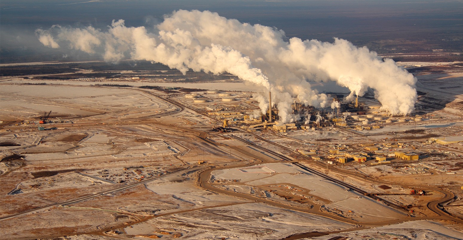 Oilsands development in northern Alberta, Canada.