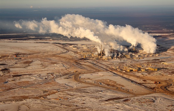 Oilsands development in northern Alberta, Canada.