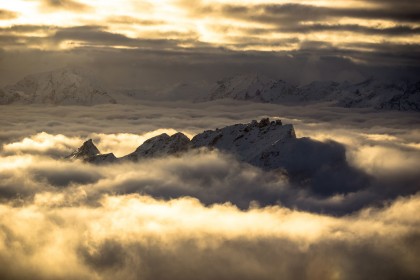 Schareck ski region in Austria