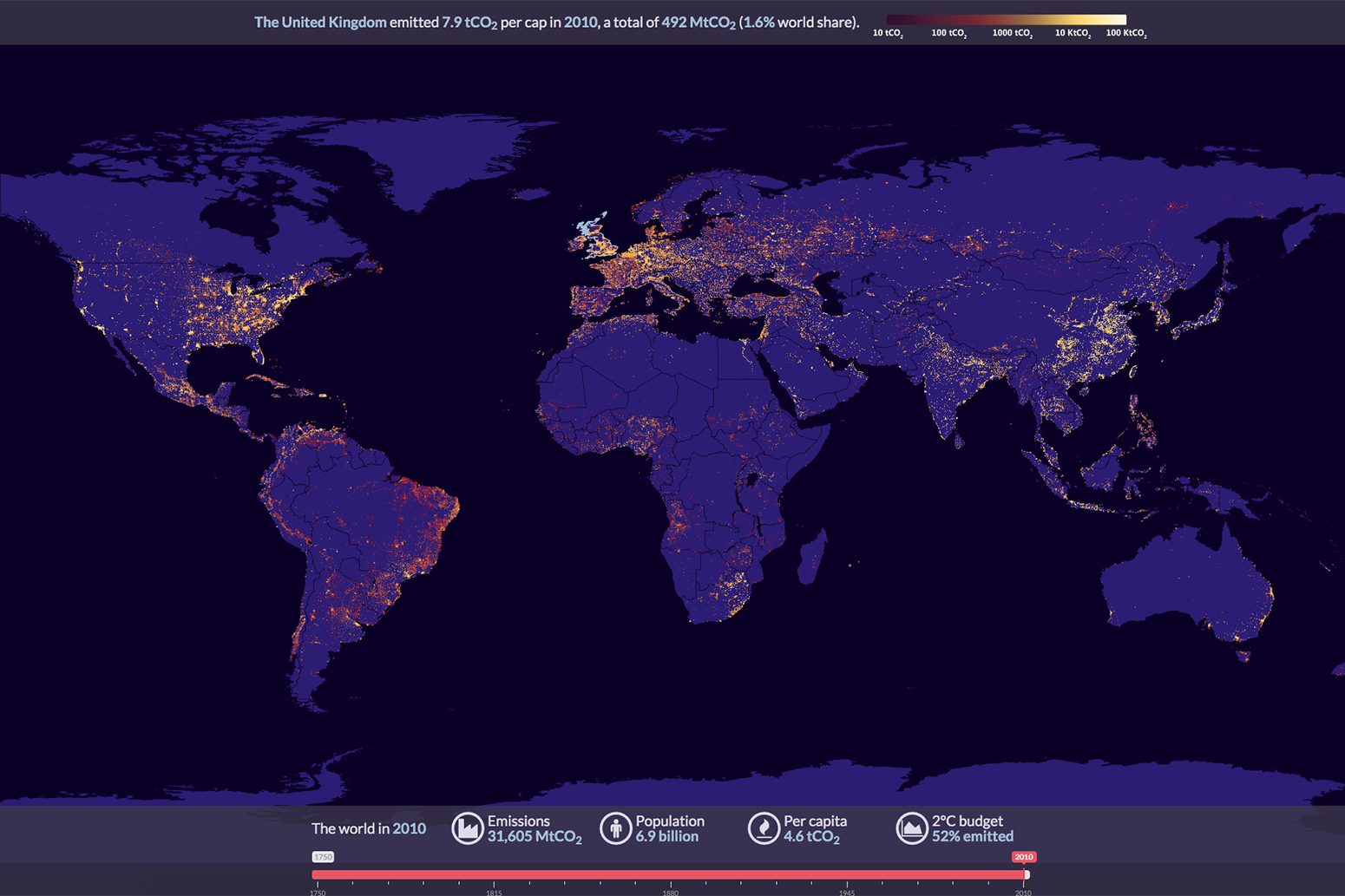 Interactive map: Historical emissions around the world - Carbon Brief