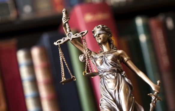 Statue of justice.