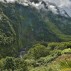 France, Reunion island (French overseas department), Cirque de Salazie, listed as World Heritage by UNESCO, mountainous tropical landscape of lush greenery.