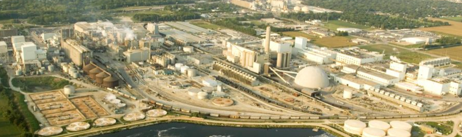 Decatur biofuel plant with operational CCS, Illinois. Credit: ADM