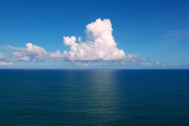 Clouds over the Atlantic Ocean