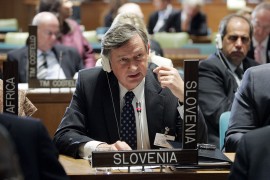 Danilo Türk, candidate for the position of UN Secretary General from Slovenia. Here the then-President of Slovenia addresses a high-level roundtable discussion on the development needs of Africa. Credit: UN Photo/Ryan Brown.