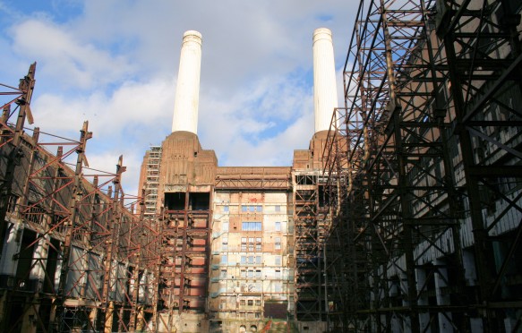 Inside Battersea power station