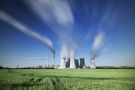 Coal-fired power station, Pocerady, Czech Republic.