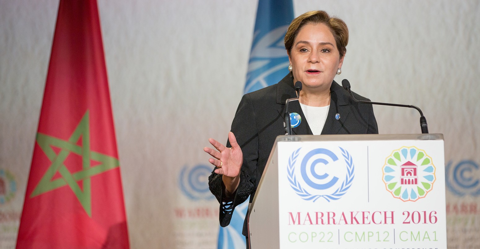 UNFCCC Executive Secretary Patricia Espinosa at COP22 in Marrakech