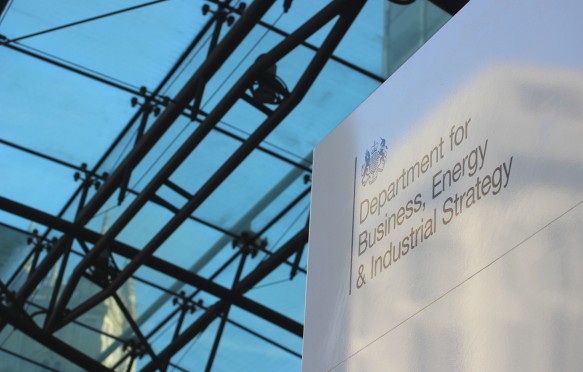 UK Department for Business Energy and Industrial Strategy entrance