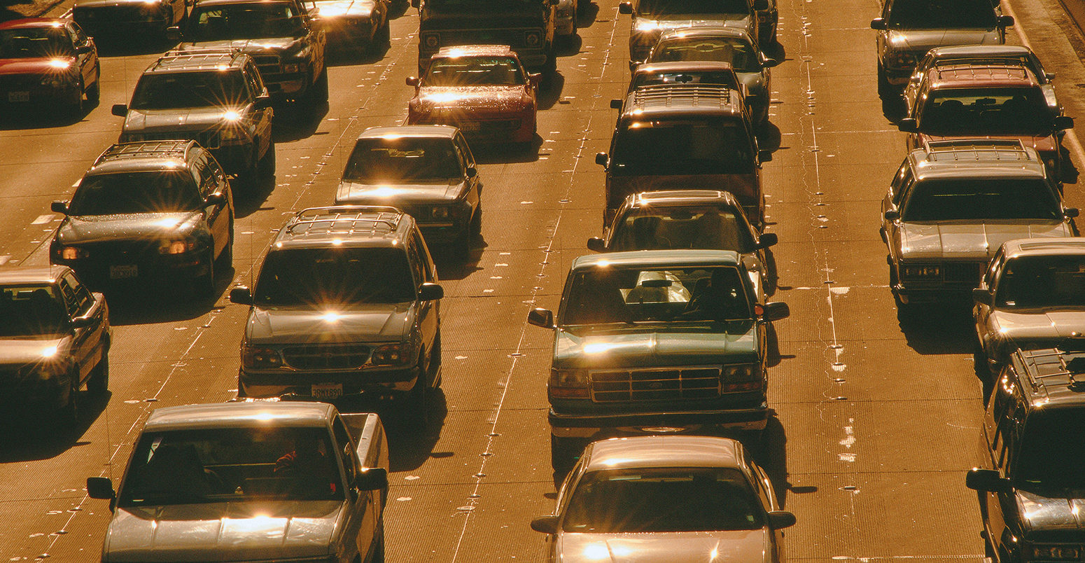 LA traffic, California, USA