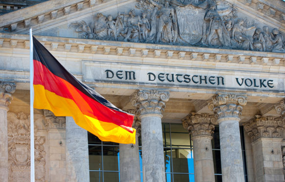 D9MWA9 The Bundestag in Berlin, Germany.