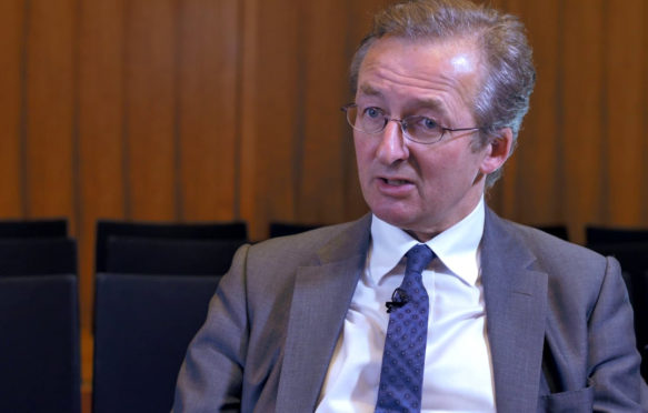 Professor Dieter Helm during an interview in 2015