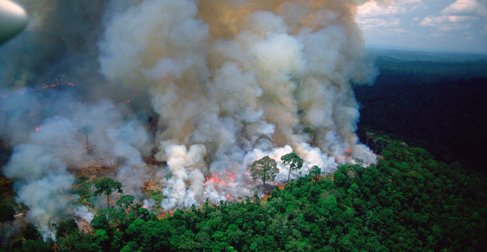 Amazon rain forest afire. Credit: Stock Connection Blue / Alamy Stock Photo BNX7RP