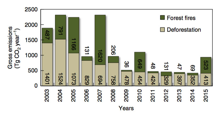 Deforestation Chart 2018