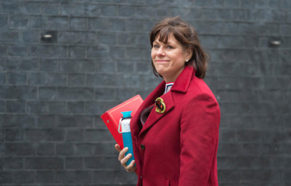 M55JA5 Downing Street, London, UK. 20 February 2018. Claire Perry, Minister of State for Business and Energy, arrives in Downing Street for first weekly cabinet meeting since February recess. Credit: Malcolm Park/Alamy Live News.