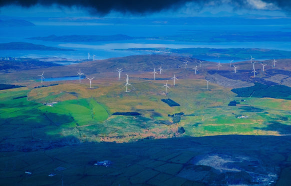 FBGE72 wind farm alternative energy turbines landscape uk