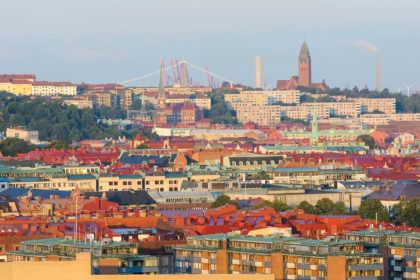 Gothenburg cityscape. Credit: Johner Images / Alamy Stock Photo. D949PE
