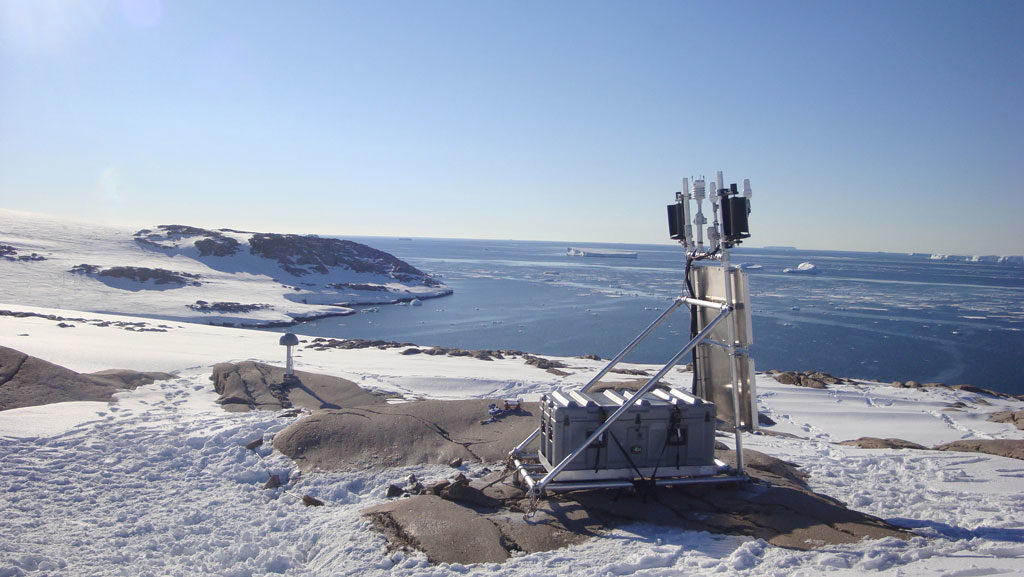 GPS station at Backers Islands