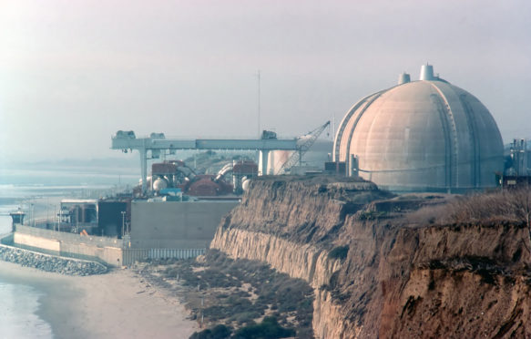 BY4DKN Nuclear Power Plant in San Onofre, California.