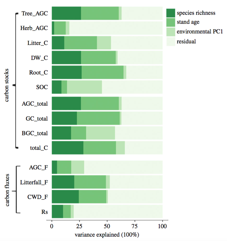 Tree Species Growth Factor Chart