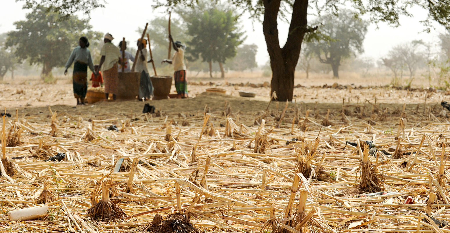 Kaya, Burkina Faso. The Sahel region is regularly affected by droughts. Credit: Joerg Boethling / Alamy Stock Photo. DRYCY3