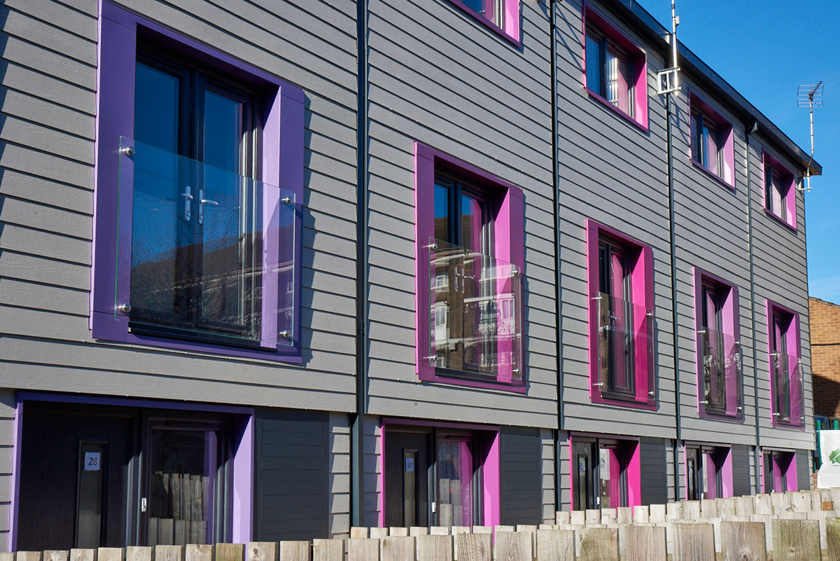 A house after a pilot Energiesprong “deep retrofit” in Nottingham