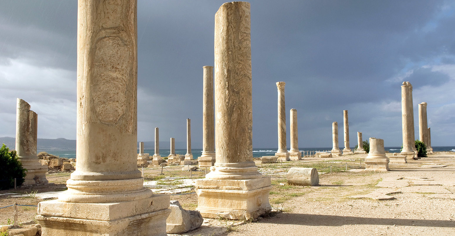 Al-Mina archaeological site, Tyre, south Lebanon. Credit: Paul Doyle / Alamy Stock Photo. C4E389