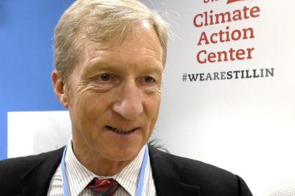 Tom Steyer, president of NextGen America, at COP24, Katowice, Poland.