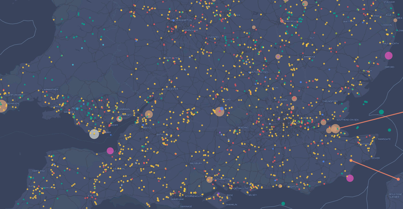 UK electricity map