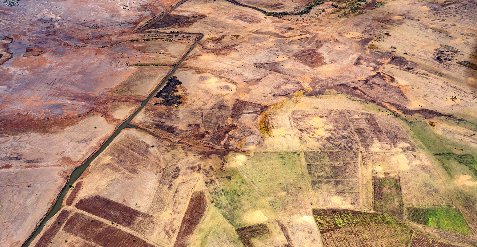 Deforestation near Antananarivo, Madagascar, 2016. Credit: Zdeněk Malý / Alamy Stock Photo. HE8CK2