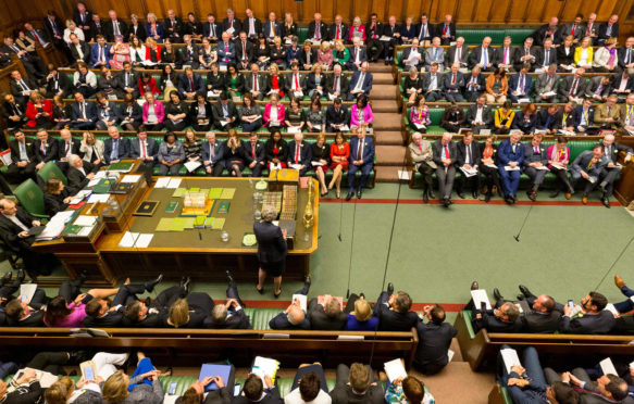 Prime Minster's Questions at the House of Commons, London. 8 May 2019. Credit: UK Parliament/Roger Harris/Xinhua/Alamy Live News