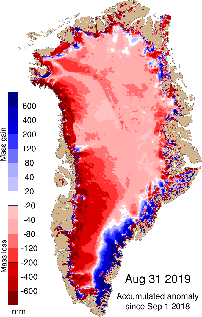 Guest post: How the Greenland ice sheet fared in 2019 | Carbon Brief