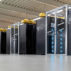 Computer cabinets located in the German Climate Computing Centre which form the supercomputer "Mistral". Credit: Felix König/dpa/Alamy Live News