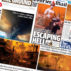 Collage of global media coverage of the Australian wildfires. Credit: Carbon Brief.