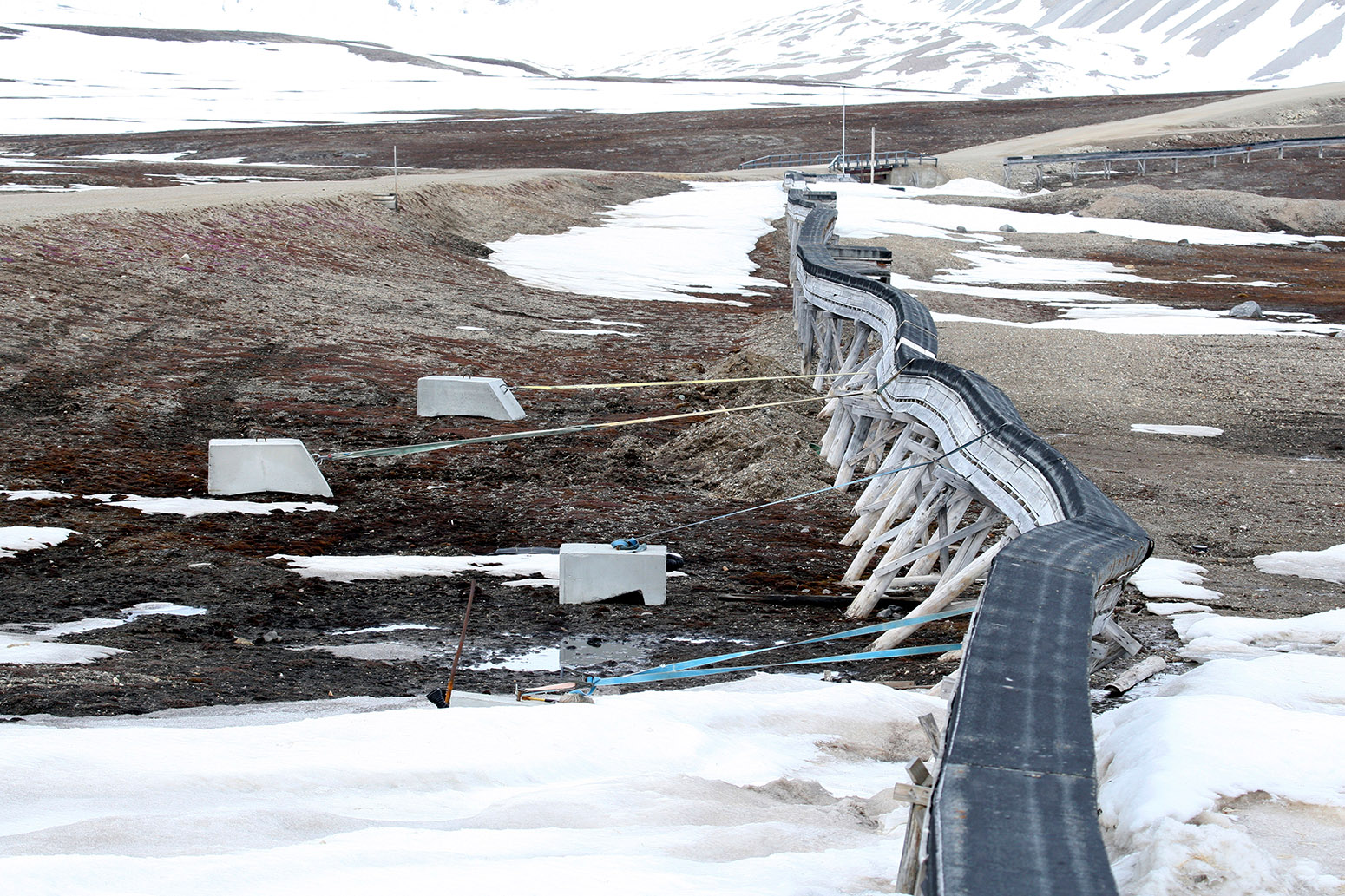 Permafrost thaw in Svalbard, Norway. Credit: blickwinkel / Alamy Stock Photo. CNRNFT