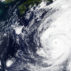 Typhoon Hagibis headed towards Japan, 10 October 2019. Credit: Claudia Weinmann / Alamy Stock Photo. 2A3TDX4