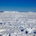 Icy landscape, pack ice, Weddell Sea, Antarctica.