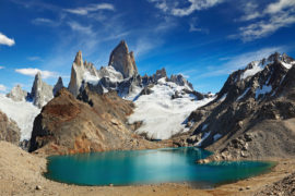 Glacial lake, Patagonia, Argentina. Credit: DPK-Photo / Alamy Stock Photo.